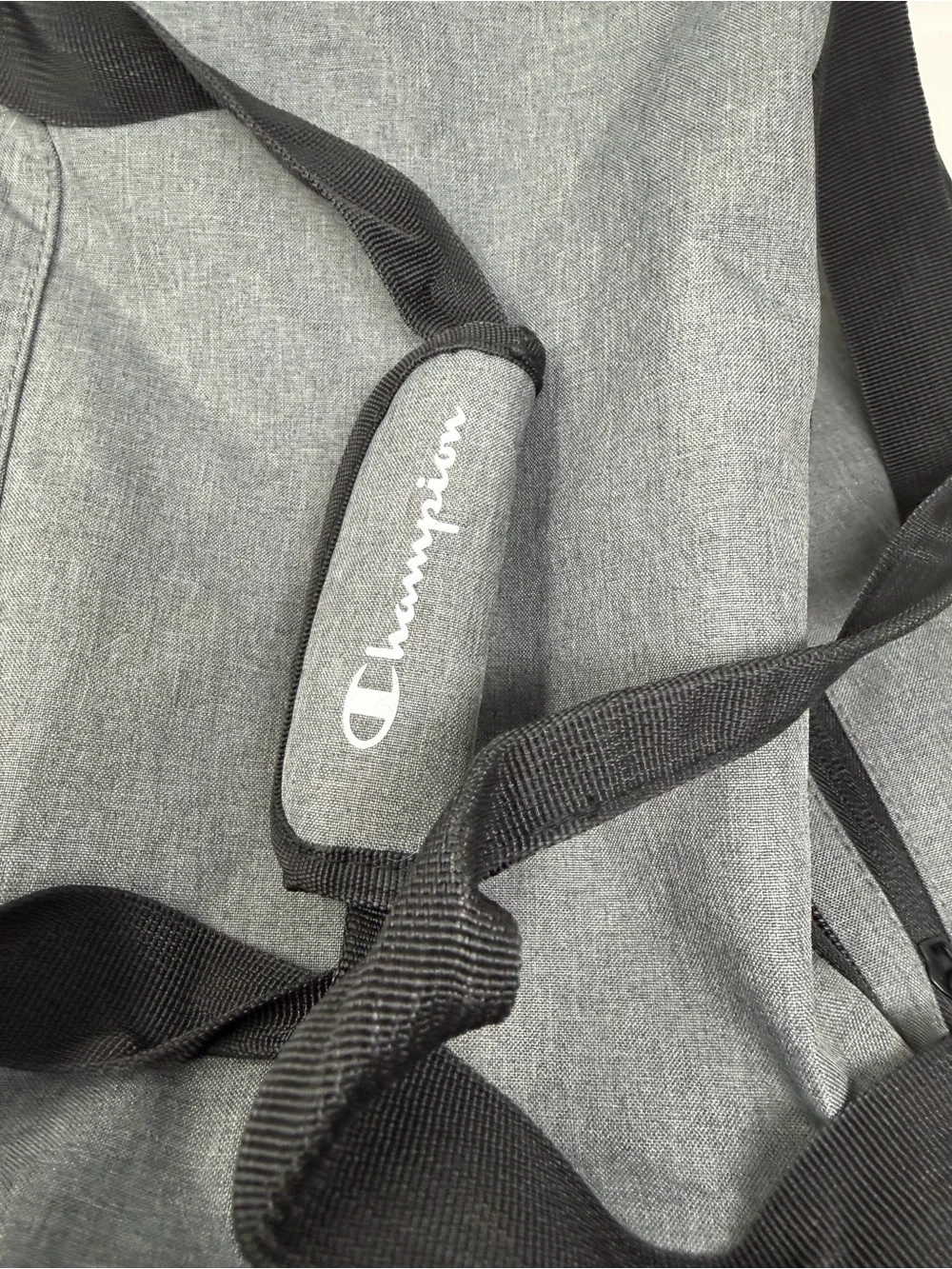 Champion grey duffle